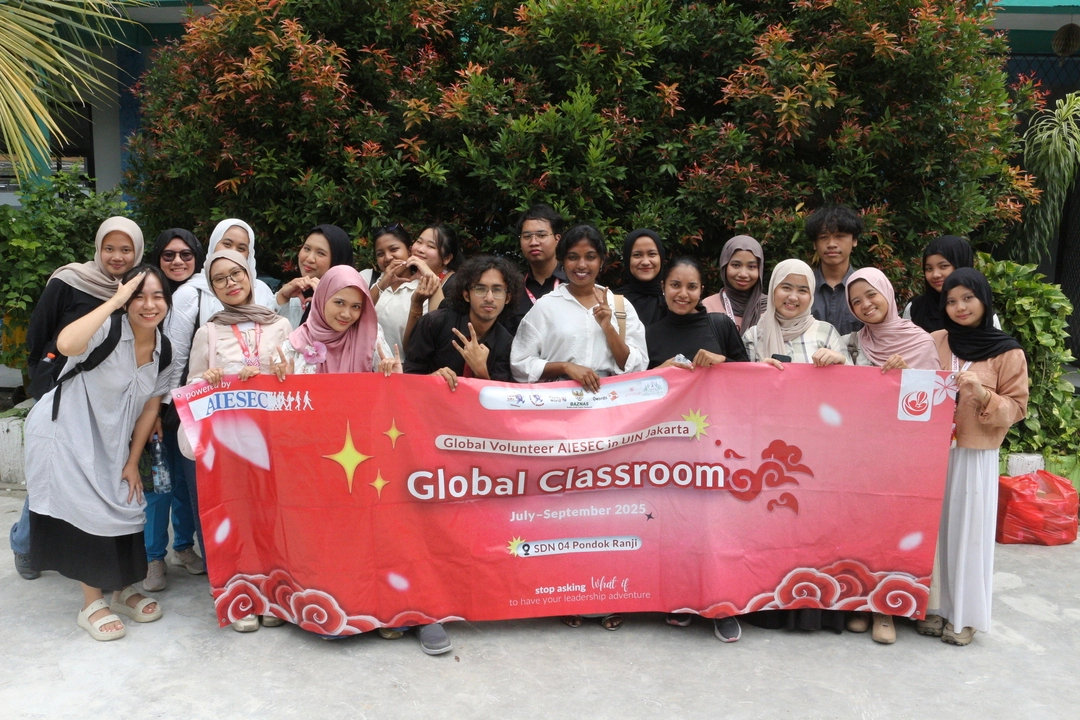 Para peserta Volunteer AIESEC in UIN Jakarta