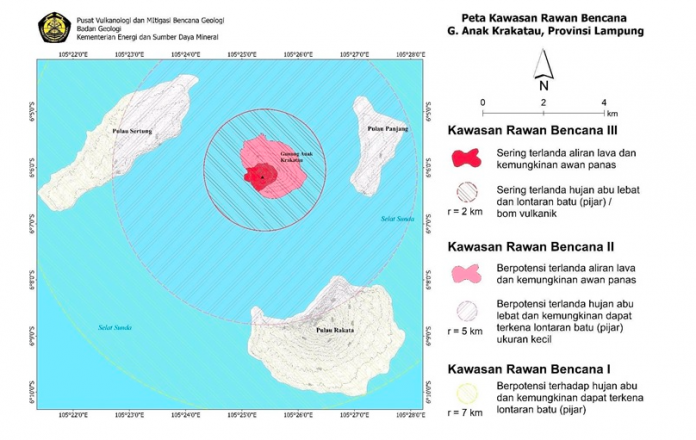 gunung anak krakatau naik status siaga level 3